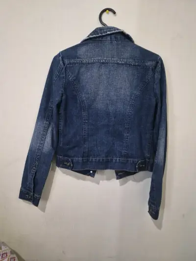 Chaqueta de mezclilla azul - miniatura 2