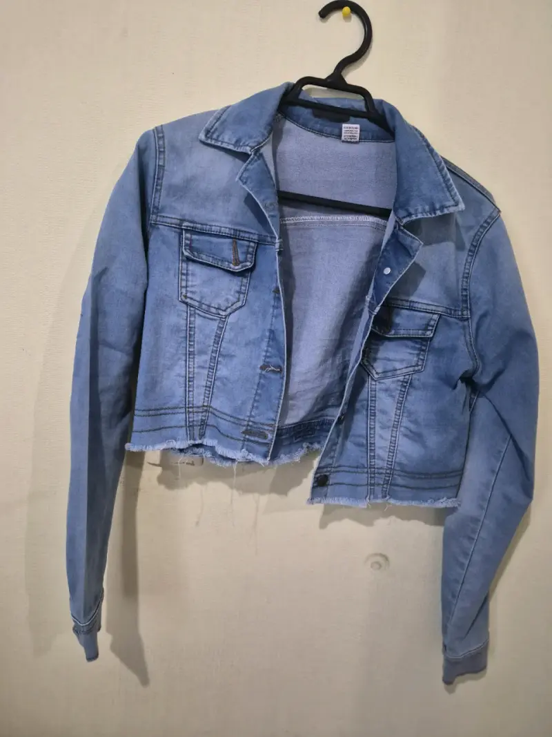Chaqueta de mezclilla azul - 3