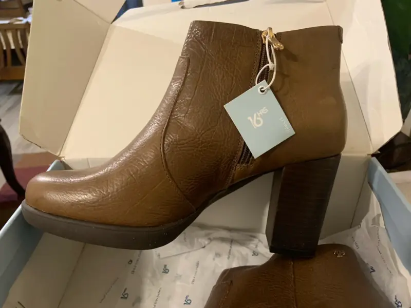 Botines marrones de cuero - 1