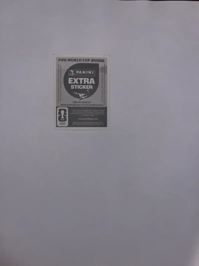 Lámina Panini Lionel Messi extra sticker FIFA - 2