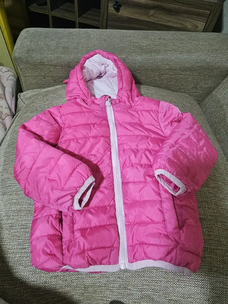 Chaqueta rosa para niña