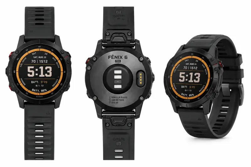 Reloj inteligente Fenix 6 Pro negro - 1