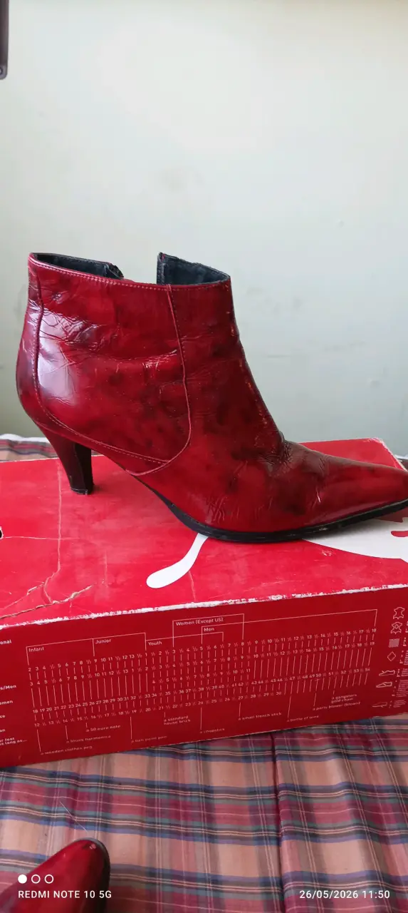 Botines rojos charolados - 2