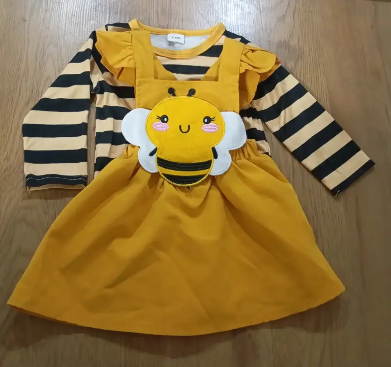 Vestido infantil abeja