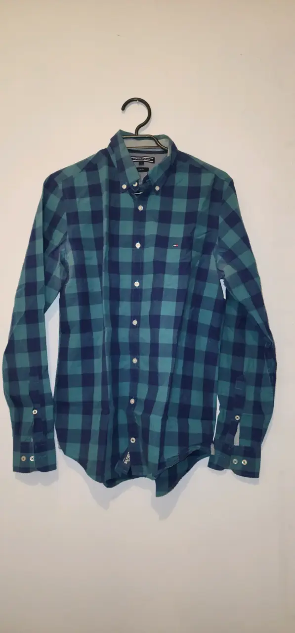 Camisa a cuadros Tommy talla m slim