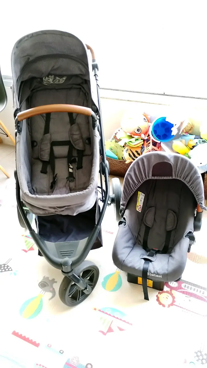 Coche Travel System Gris Bebesit - 2