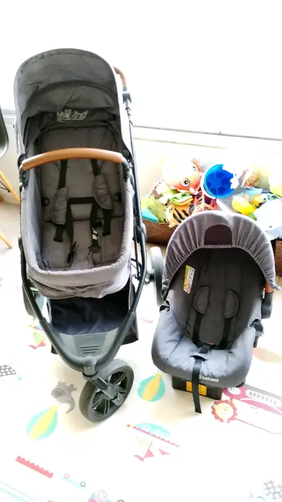 Coche Travel System Gris Bebesit - miniatura 3
