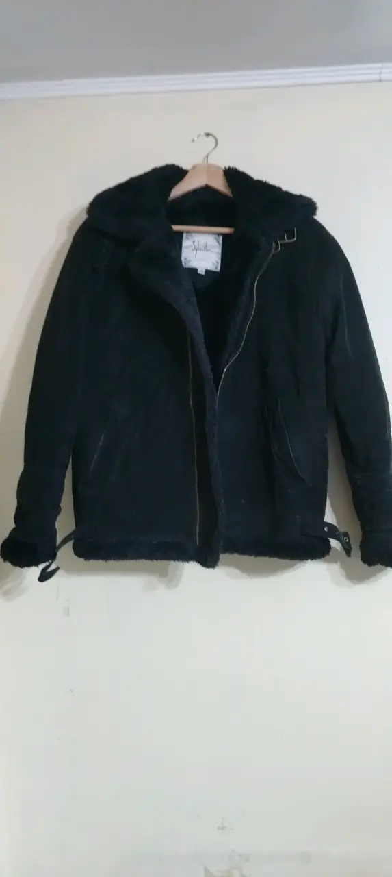 Chaqueta de gamuza negra Sybilla - 3