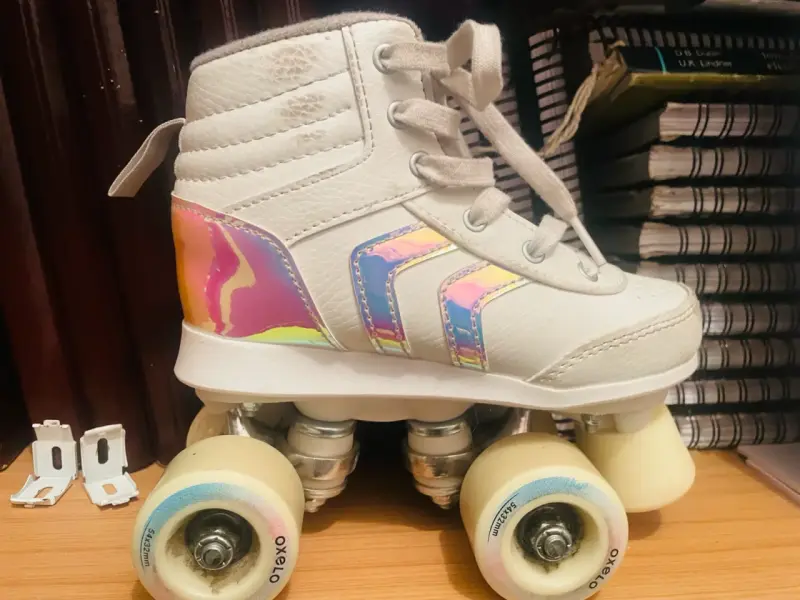 Patines de cuatro ruedas blancos Decathlon