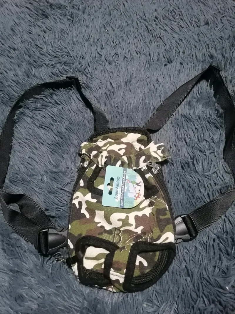 Mochila camuflaje para mascotas - 1