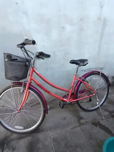 Bicicleta Oxford vintage rosada - miniatura 1