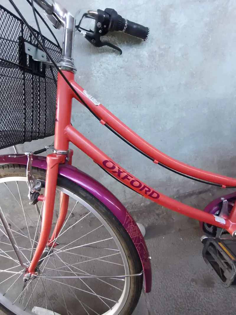Bicicleta Oxford vintage rosada - 2