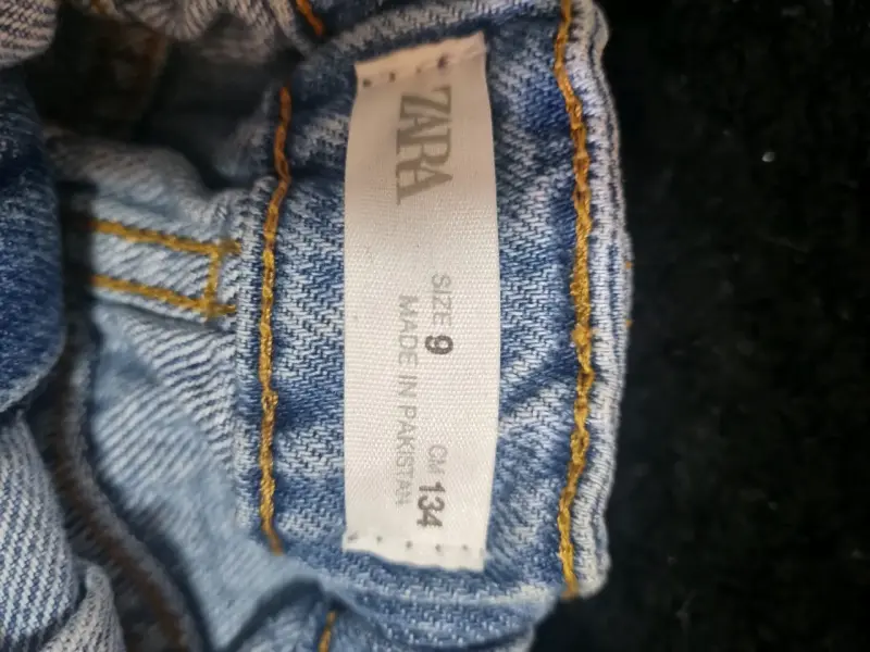 Falda Zara jeans azul - 2