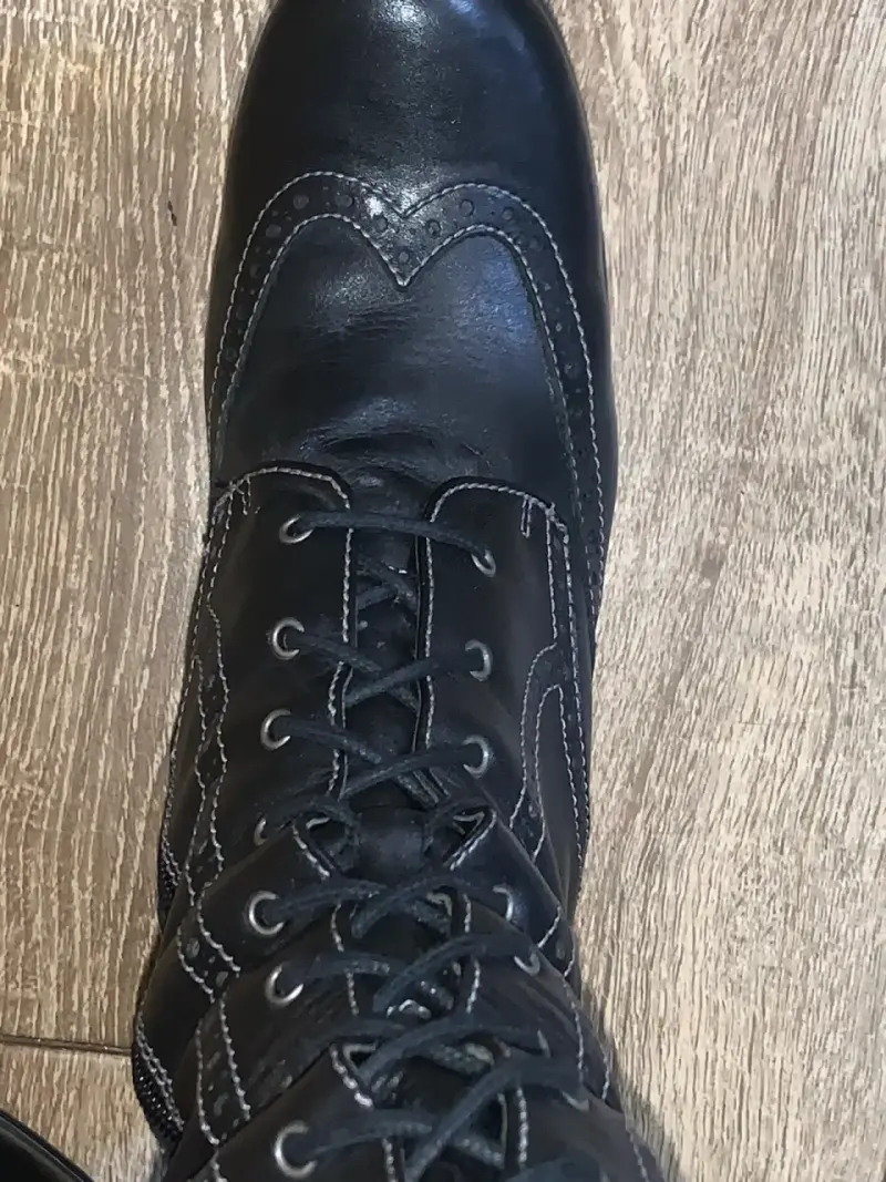 Botas victorianas cuero - 3