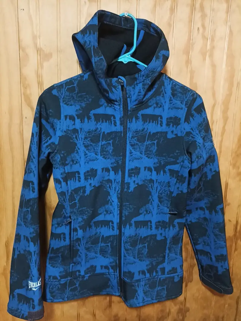 Chaqueta azul con capucha Everlast - 1