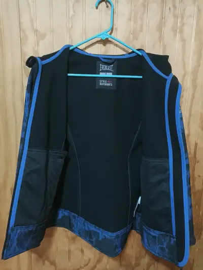 Chaqueta azul con capucha Everlast - miniatura 3