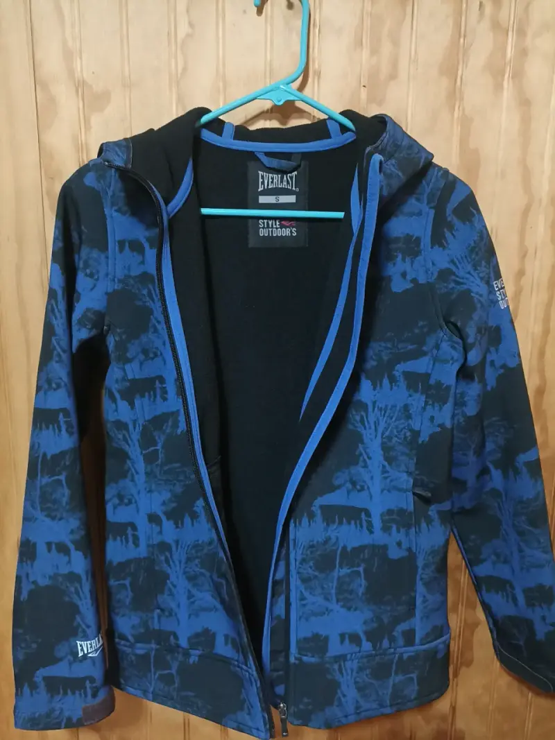 Chaqueta azul con capucha Everlast - 5