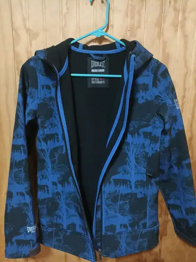 Chaqueta azul con capucha Everlast - miniatura 5