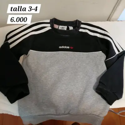 Polera roja Adidas manga larga - miniatura 4