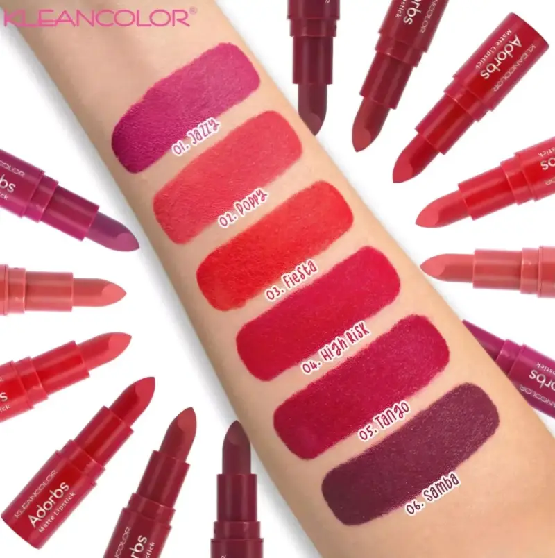 Labiales mate Adorbs Tonos 1 2 y 7 - 4
