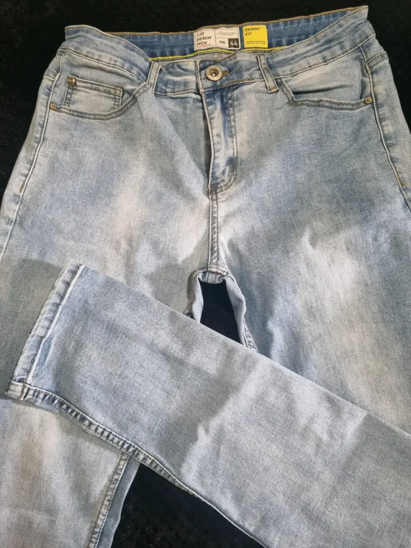 Jeans hombre skinny fit azul - 1
