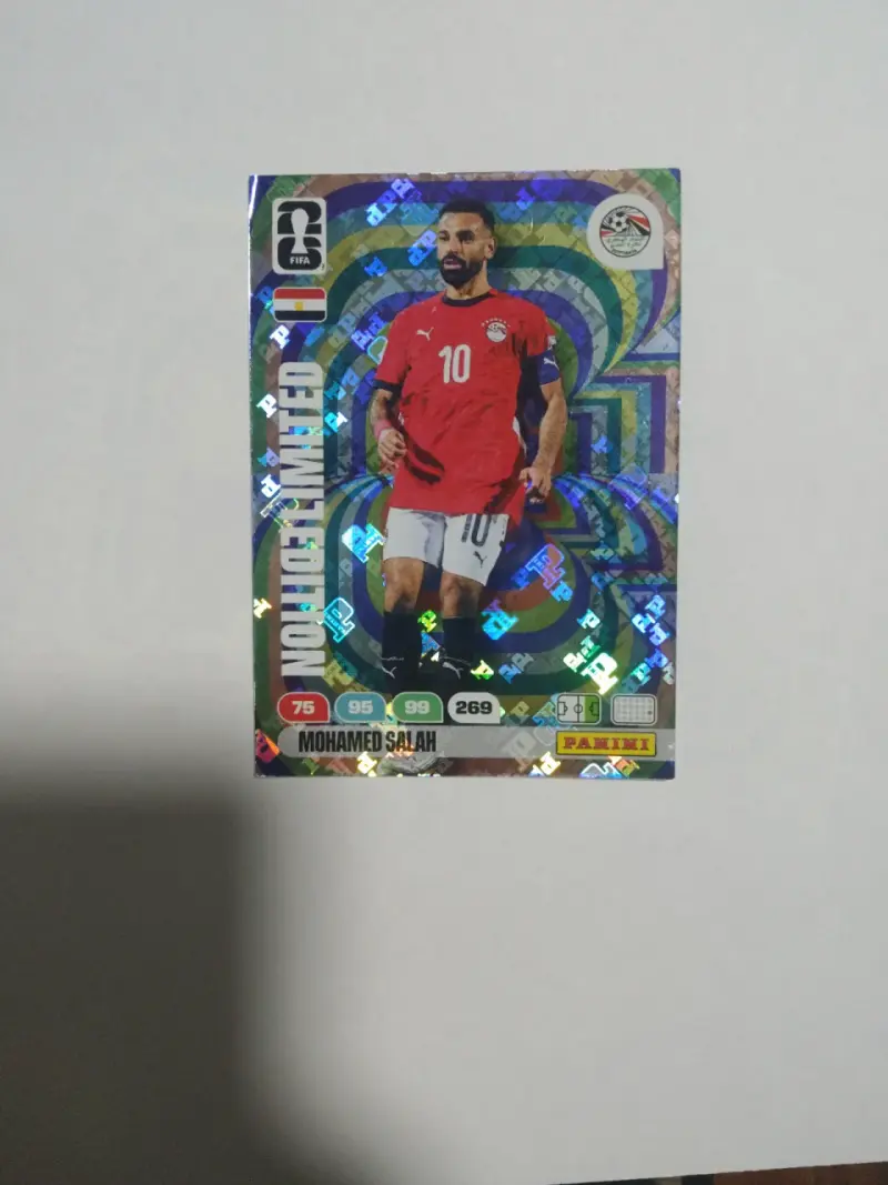 Tarjeta coleccionable Salah edición limitada