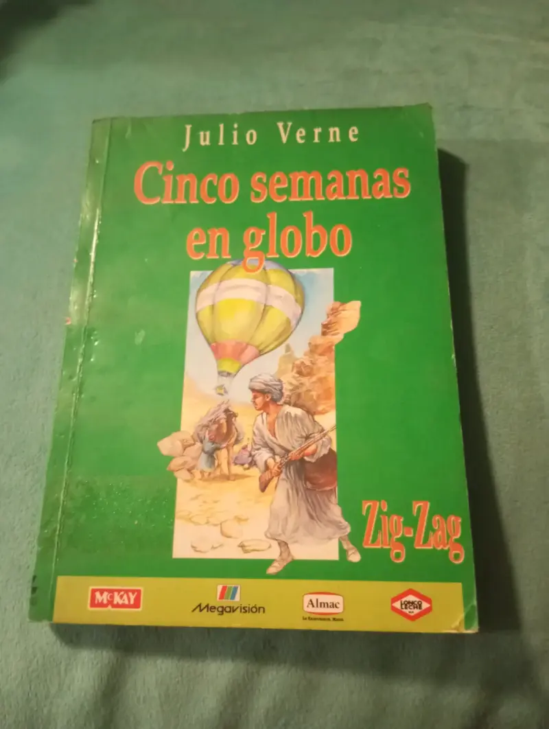 Libro Cinco semanas en globo - Julio Verne (Edició - 1