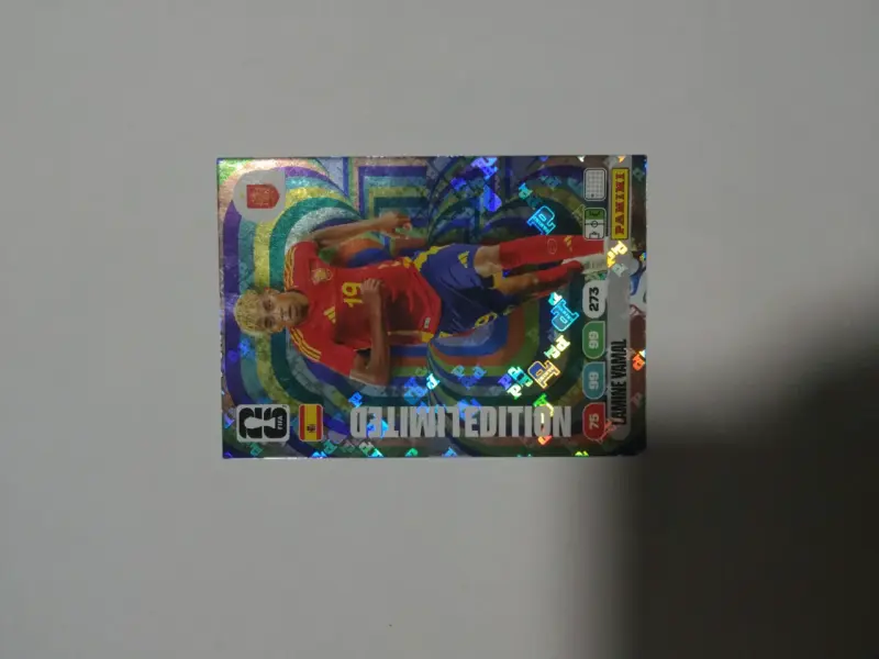 Tarjeta coleccionable Lamine Yamal