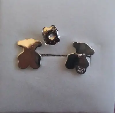 Aros osito de plata 925 - miniatura 3