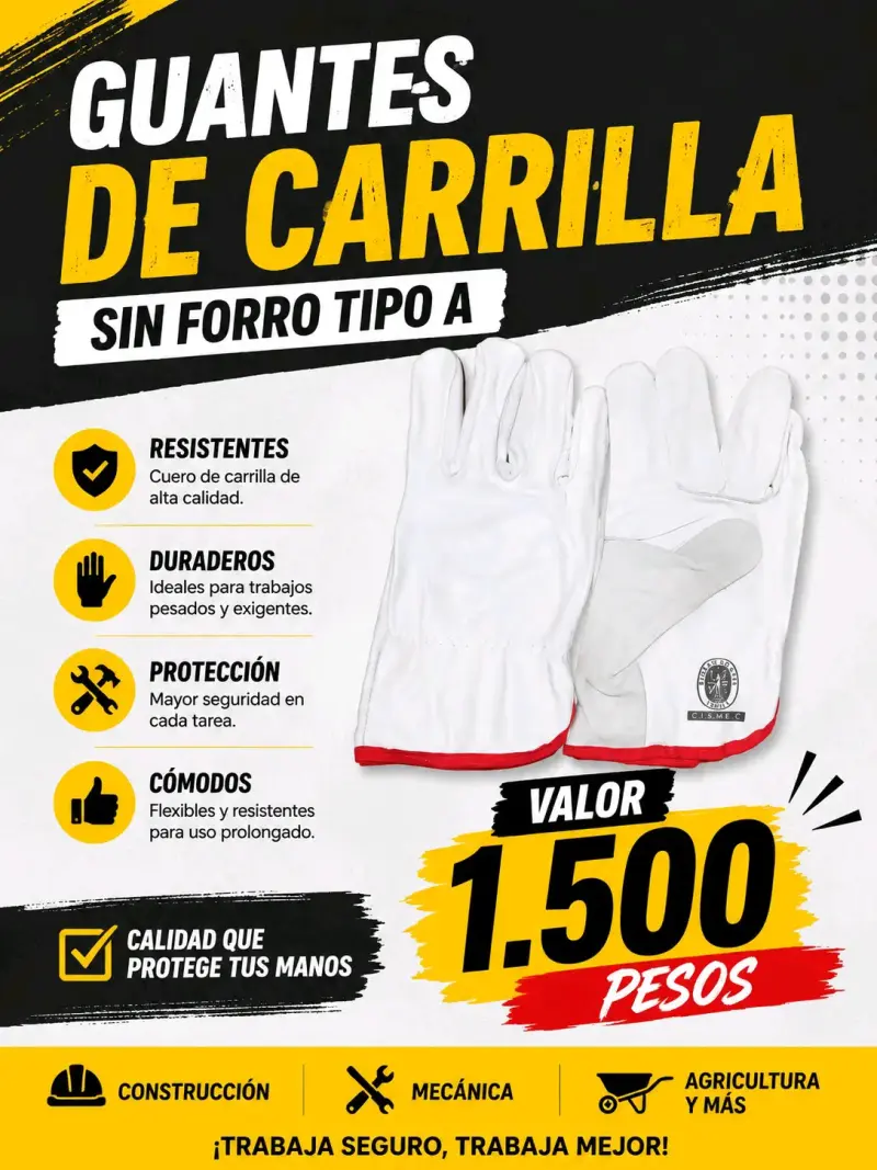 Guantes de carrilla tipo A