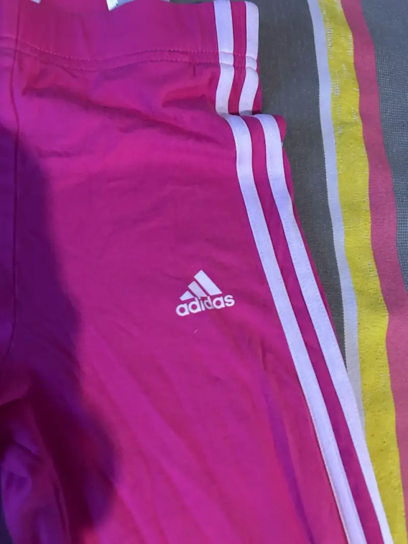 Calzas deportivas rosas Adidas niña - 2