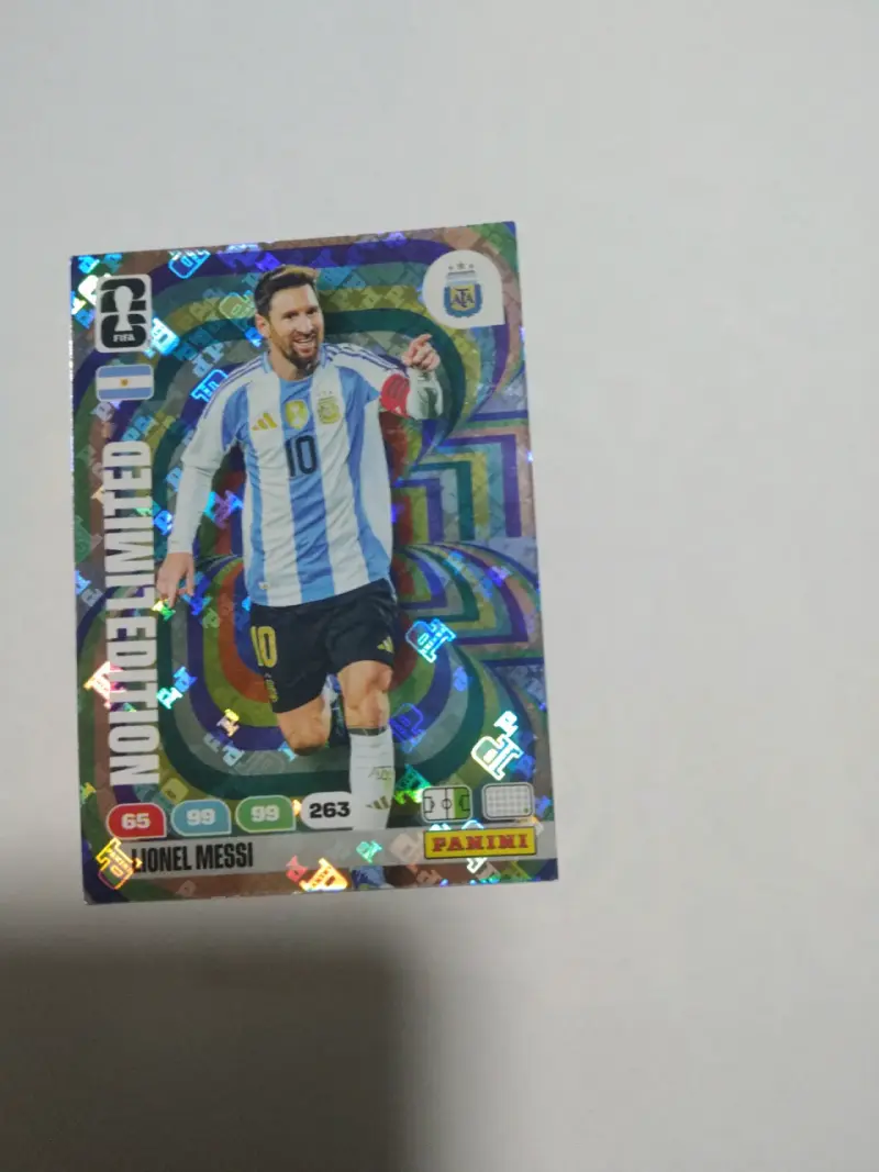 Tarjeta Edición Limitada Astro Leonel Messi