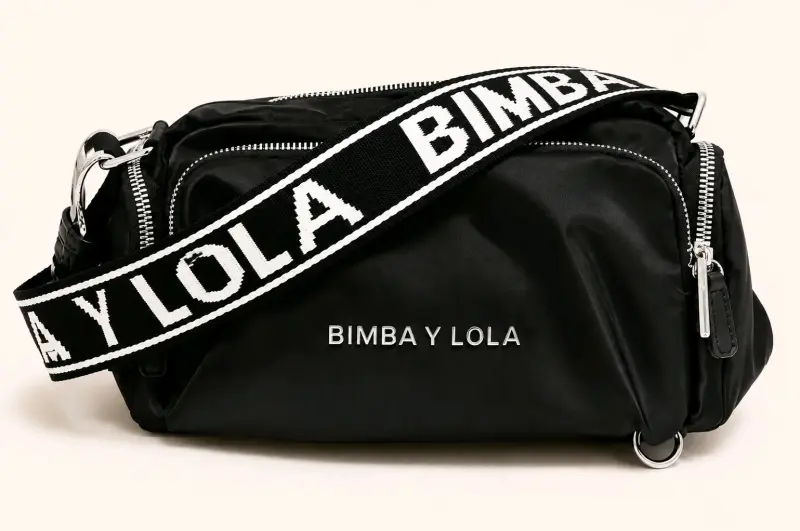 Bandolera negra alta calidad