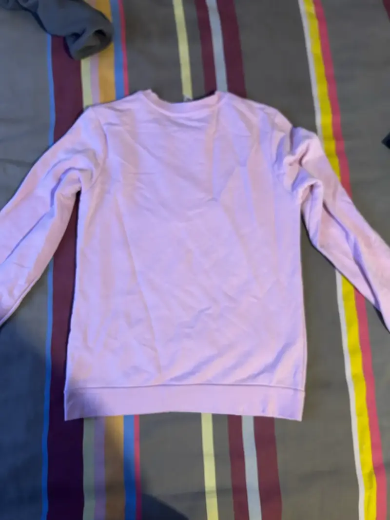 Polera rosa Adidas manga larga - 2