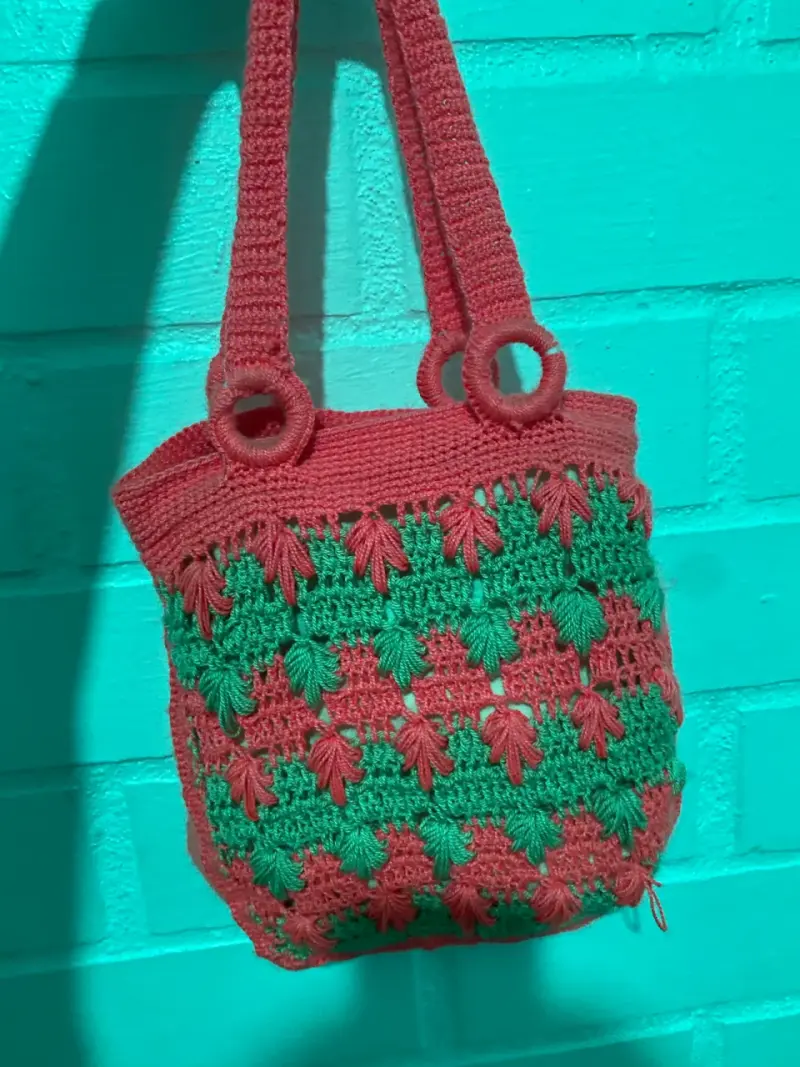 Bolso tejido a crochet