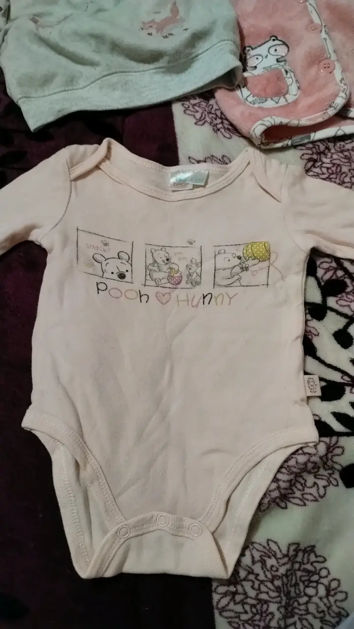 Body de bebé Pooh rosado - 1