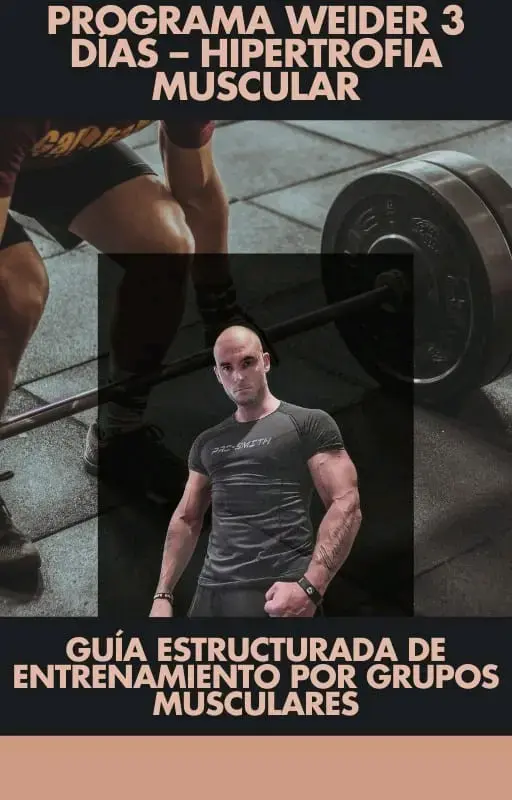 Guía entrenamiento Weider 3 días - 1
