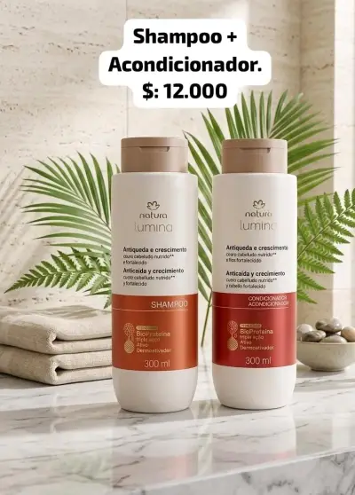 Set Shampoo y Acondicionador Natura Lumina - miniatura 1