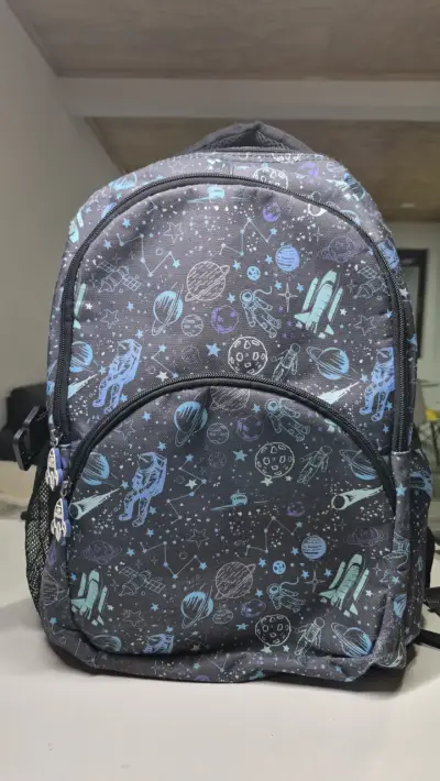 Mochila infantil estampado espacial - miniatura 1