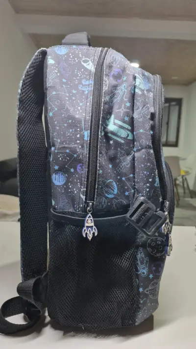 Mochila infantil estampado espacial - miniatura 2