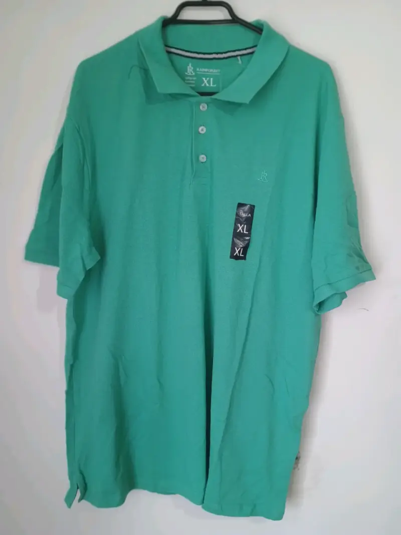 Polera polo verde XL nueva - 2