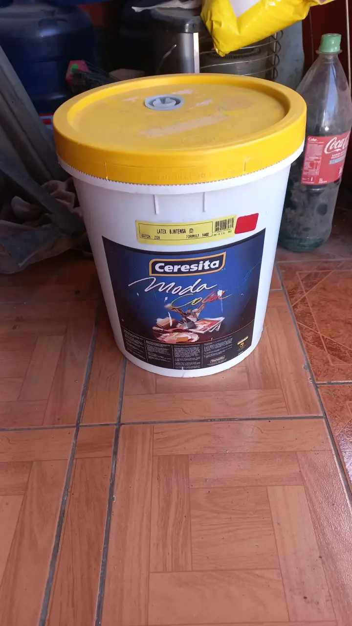 Pintura látex Ceresita 20L COLOR AZUL MARINO - 1