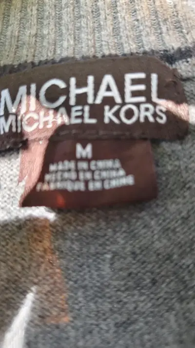 Chaqueta gris con cierre - miniatura 3