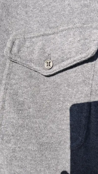 Chaqueta gris con cierre - miniatura 5