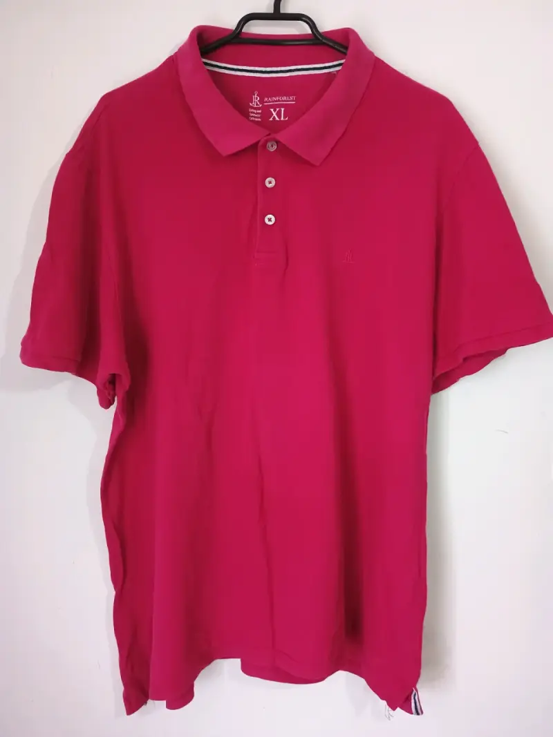Polera pique morada y fucsia - 3