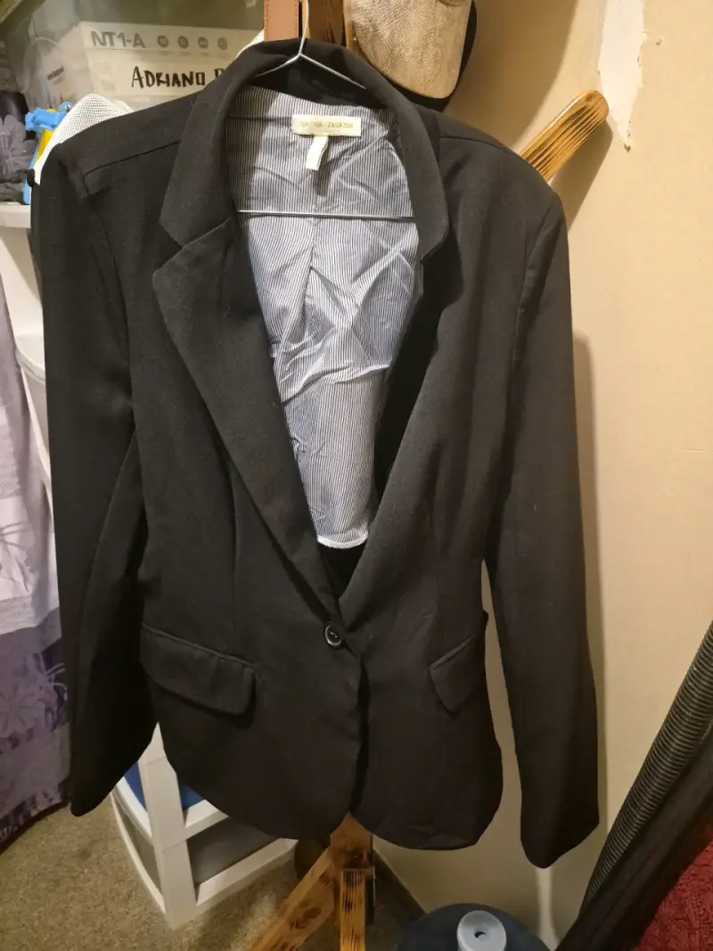 Blazer rosa claro mujer - 4