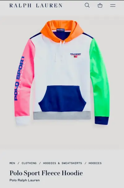 Poleron Unisex original Polo Ralph Lauren. - miniatura 1