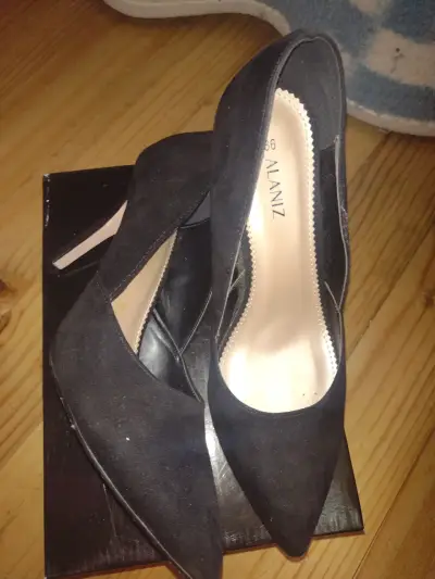 Tacones negros Alaniz talla 36 - miniatura 2