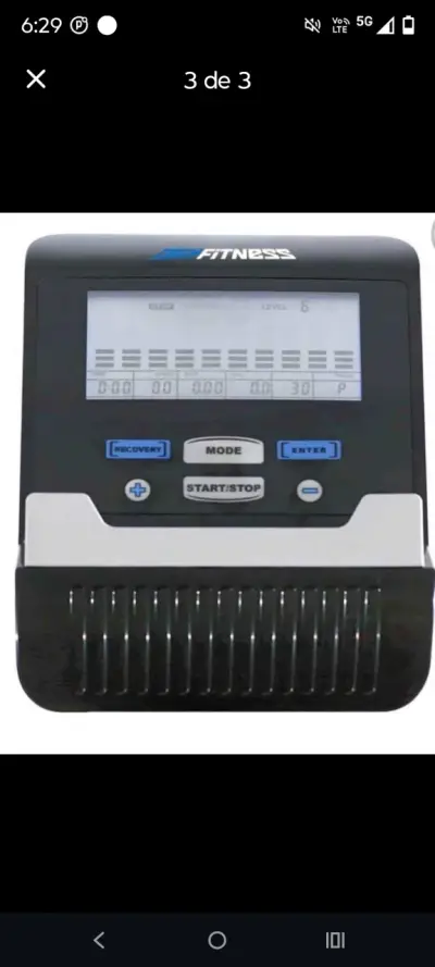 Elíptica TechFitness negra - miniatura 3