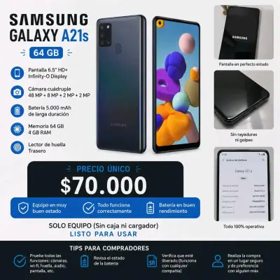 Samsung Galaxy A21s 64 GB - miniatura 1
